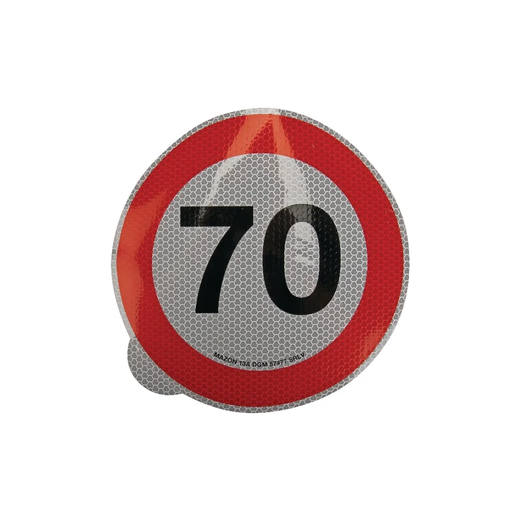 Autocolant indicator limită de viteză 70km/h Mazon WB7970IT