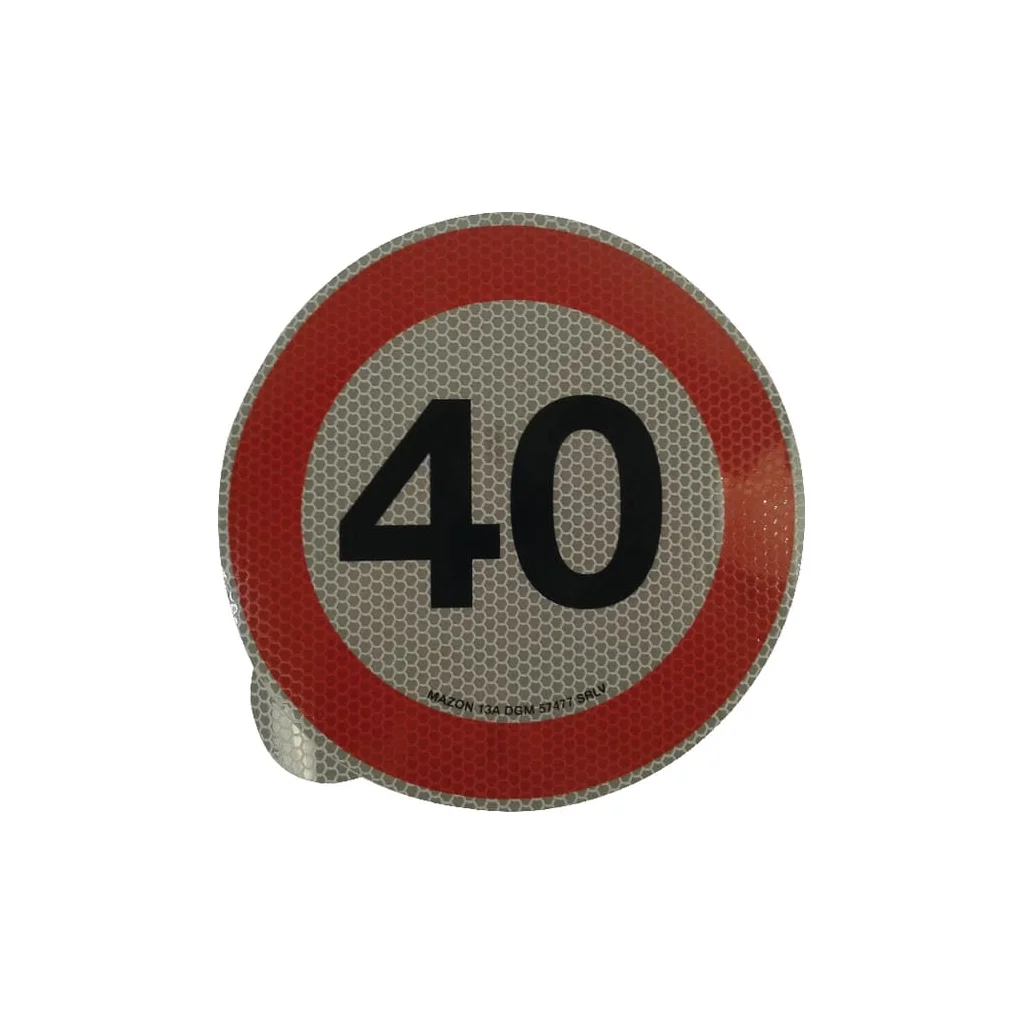 Autocolant indicator limită de viteză 40km/h Mazon WB7940IT