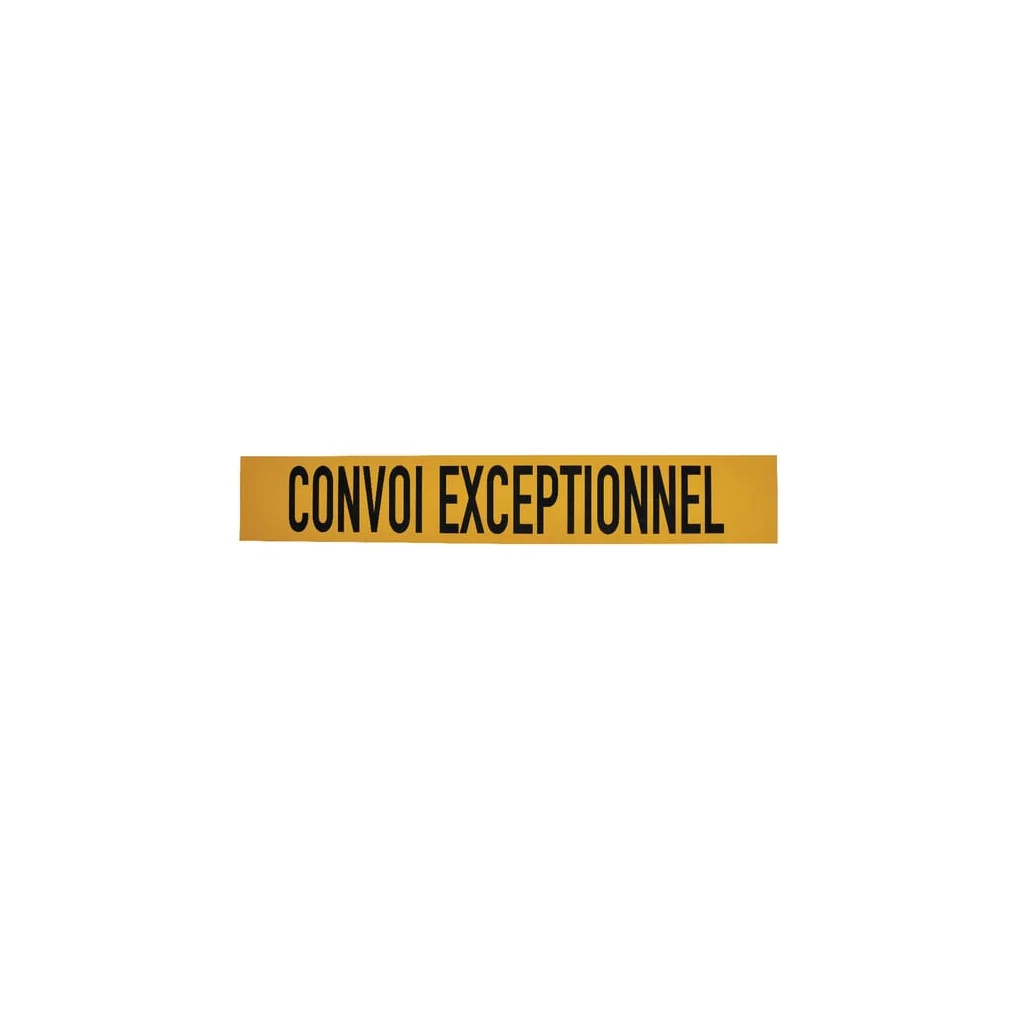 Autocolant semn de avertizare transport: "CONVOI EXCEPTIONNEL" 1.000x160mm Mazon WB90105NL