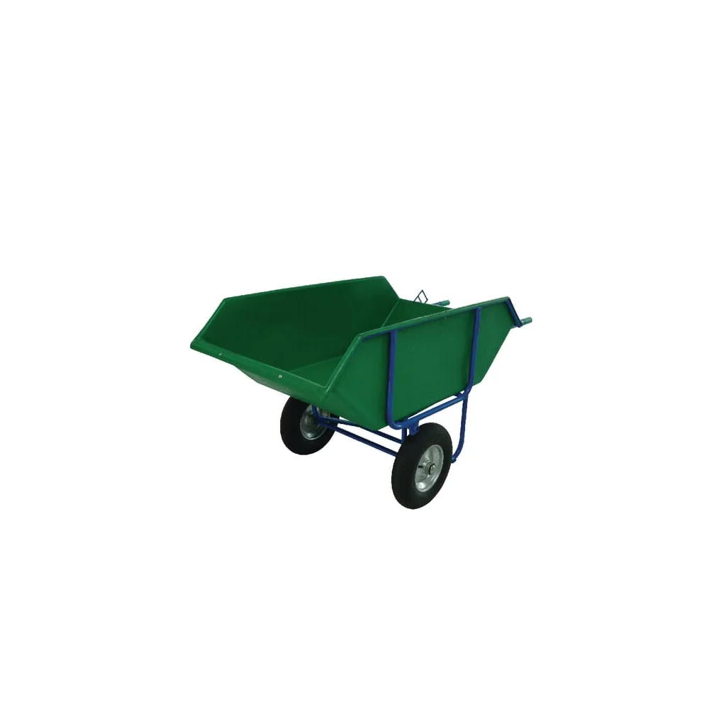 Cărucior basculant pentru curte/siloz 400 l WH45200