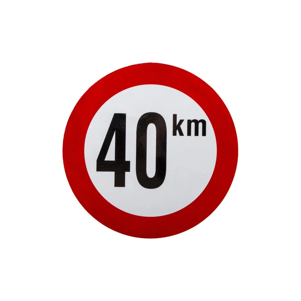 Autocolant indicator interzicere limită de viteză: 40km/h diametru 210mm Mazon WB69107