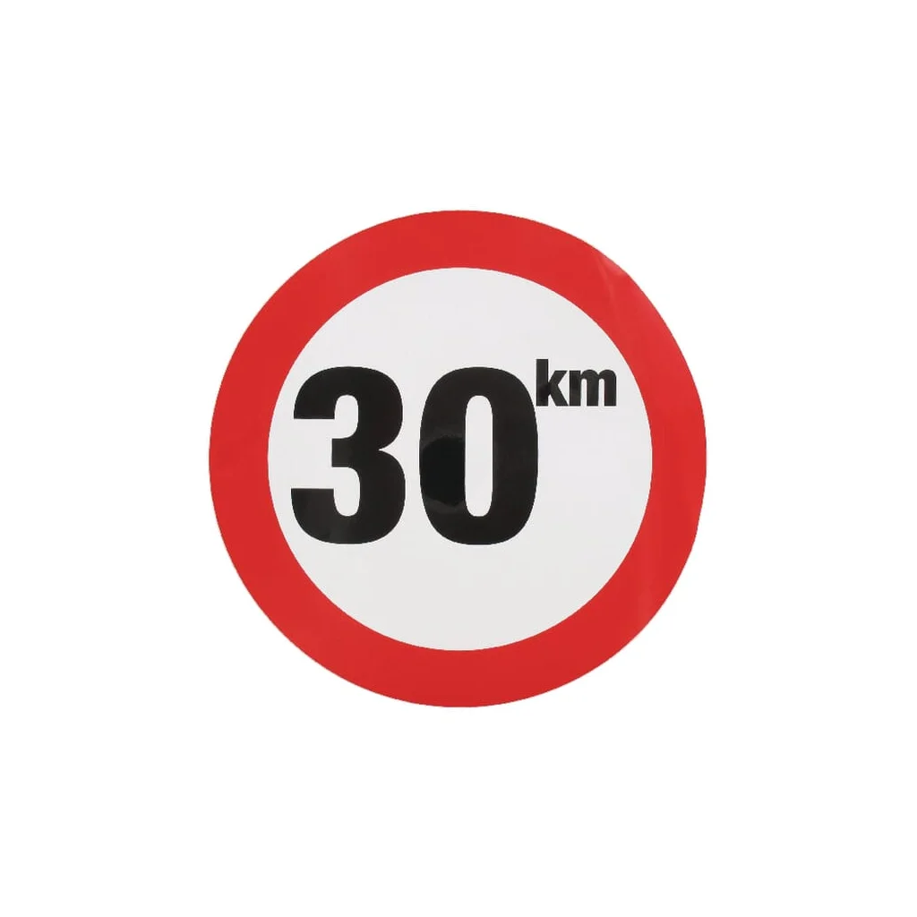 Autocolant indicator interzis viteză maximă: 30km/h WB3001L