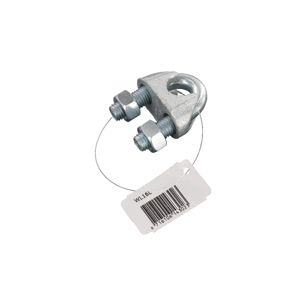 Clemă de cablu zincată 16 mm WL16L