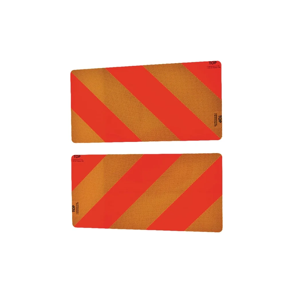 Set semne de avertizare 2x Aluminiu 562x282x2mm WB5642822IT