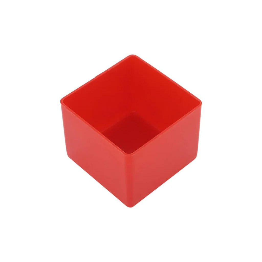 Cutie sortimentație 54x54x45mm plastic roșu Hünersdorff WE6221
