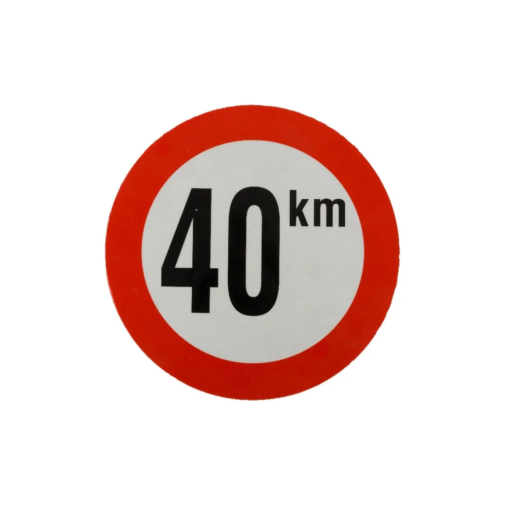 Autocolant 40 km Belgia 150 mm WB69108