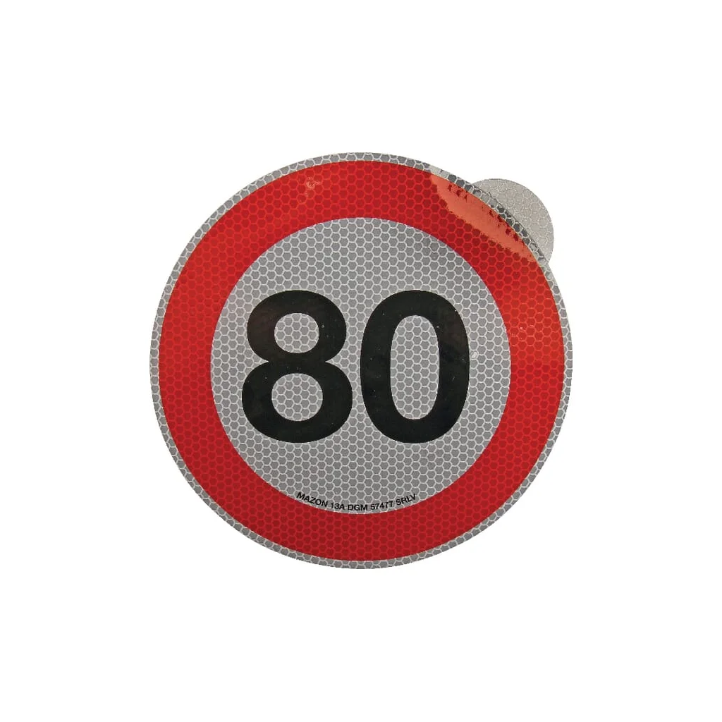 Autocolant indicator limită de viteză 80km/h Mazon WB7980IT