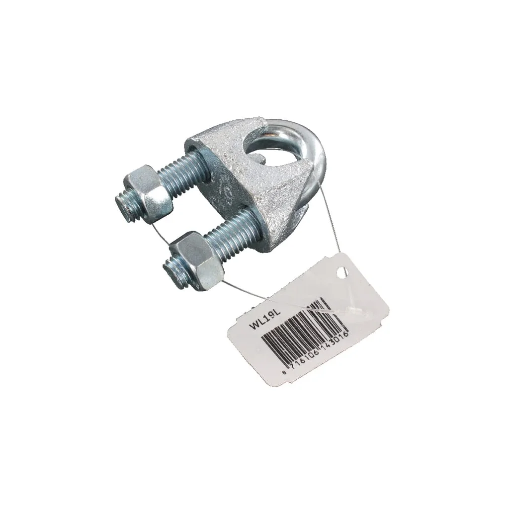Clemă de cablu zincată 19 mm WL19L