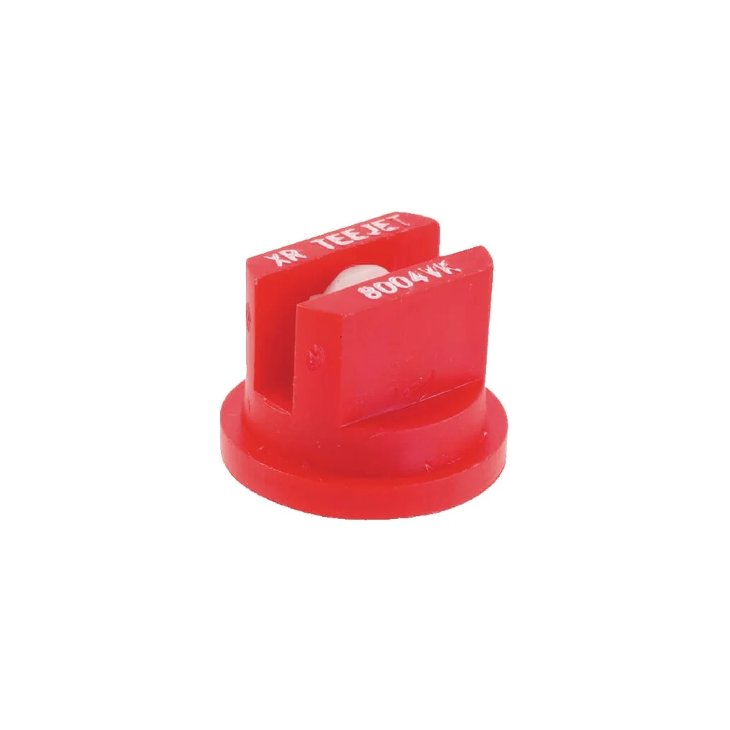 Duză ventilator plat XR 80° 04 roșie din material ceramic TeeJet XR8004VK
