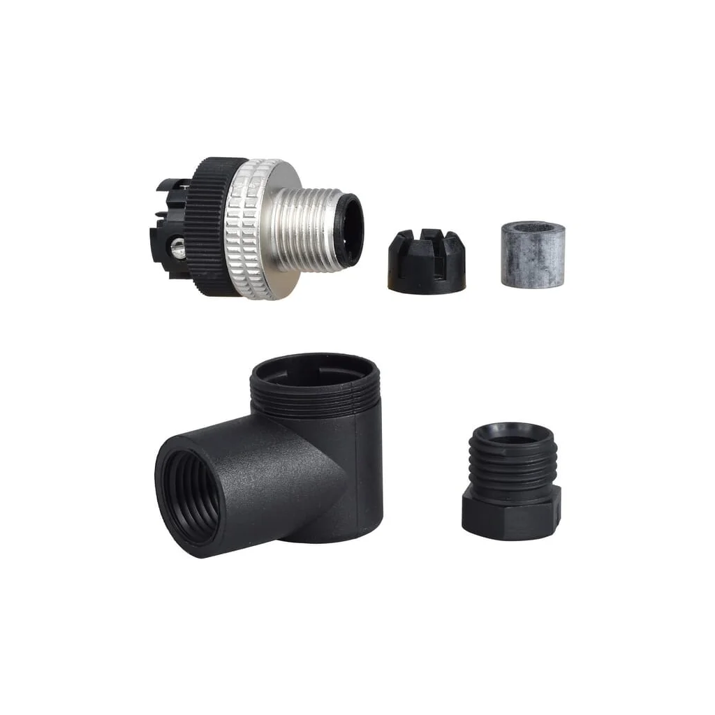 Mufă conector unghiular M12 4P XZCC12MCM40B