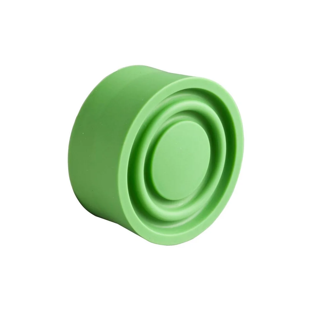 Capac buton cauciuc verde ZBP013
