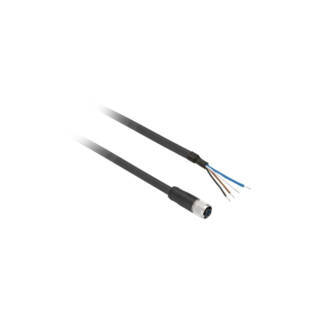 Cablu senzor, drept M8, 4 pini, 2m XZCP0941L2