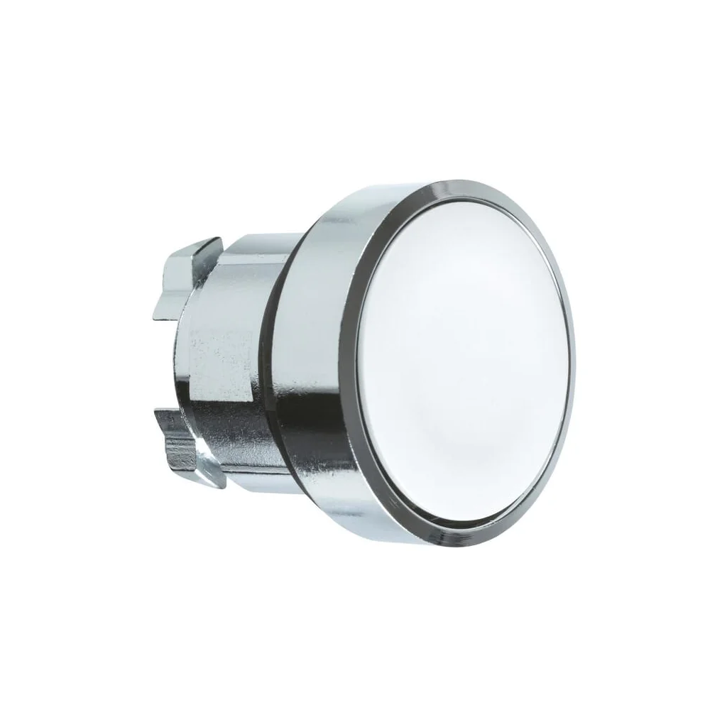 Buton de presiune alb ZB4BA1