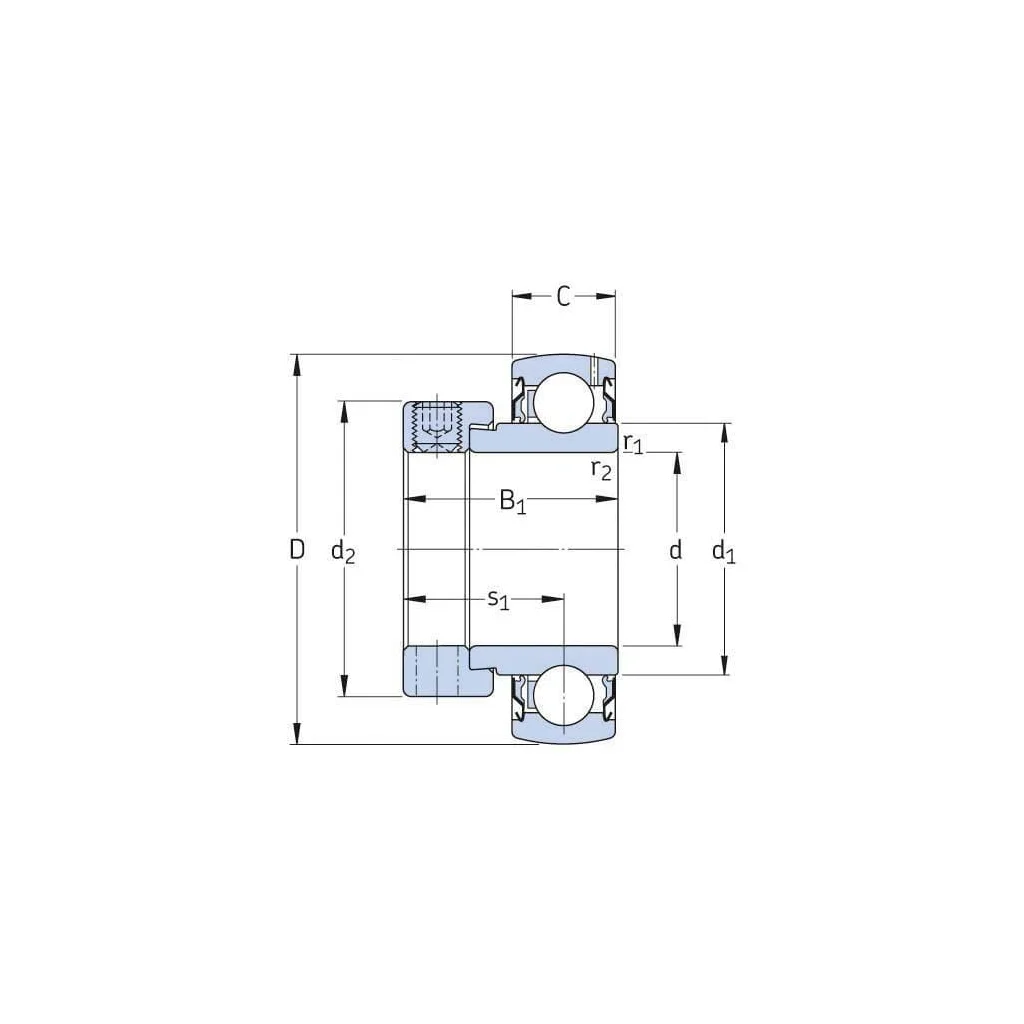 Rulment Y cu inel excentric YET206104SKF