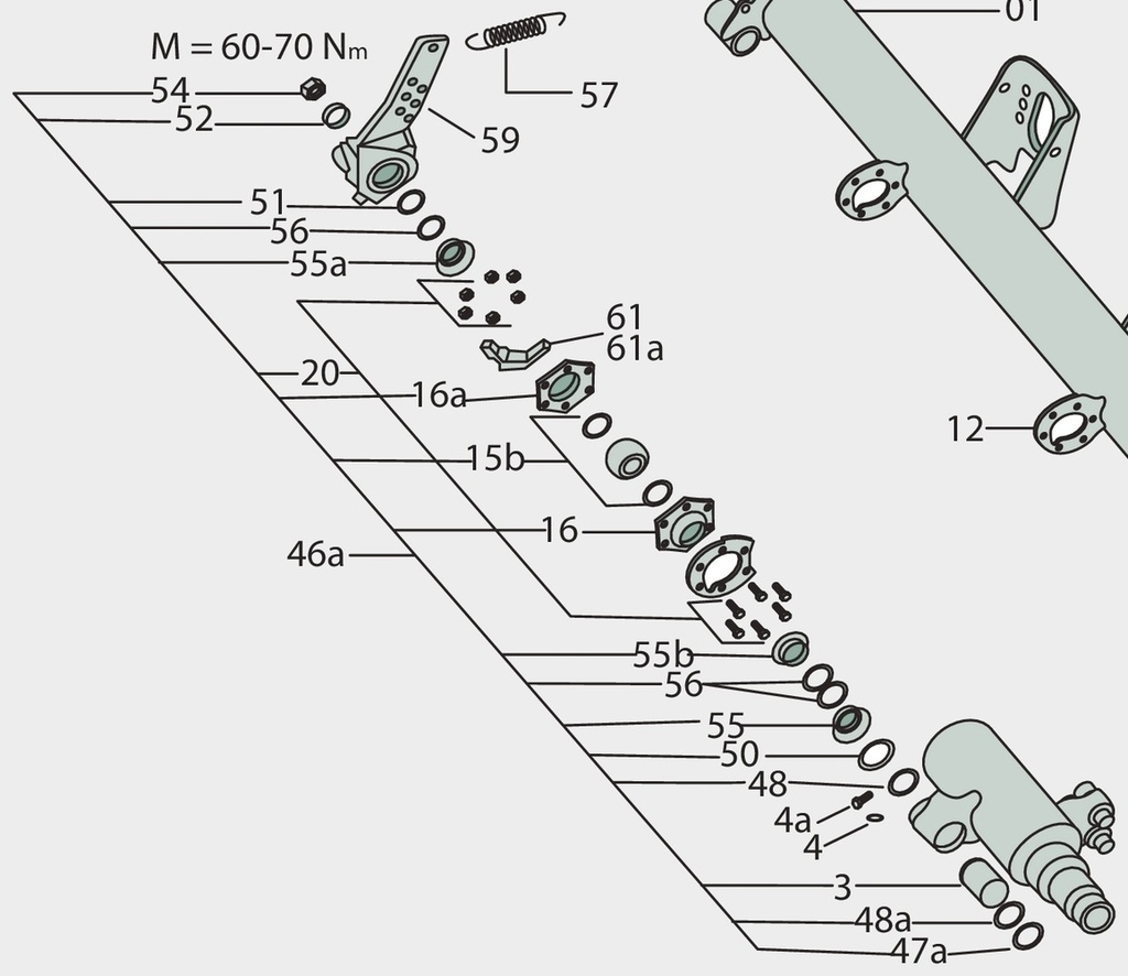 Gigant Suport Ax cu came