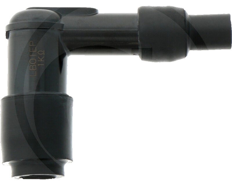 NGK Fisa de bujie - 90° cotita, rezistenta de 1 kOhm, protectie de la stropii de apa