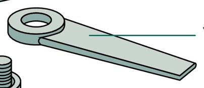 Cutit de rezerva - pentru cap de cosit Pro-Trim 13271124