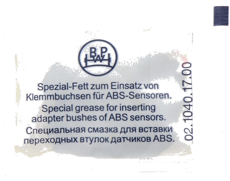BPW Vaselina speciala pe baza de silicon - pentru senzorii ABS