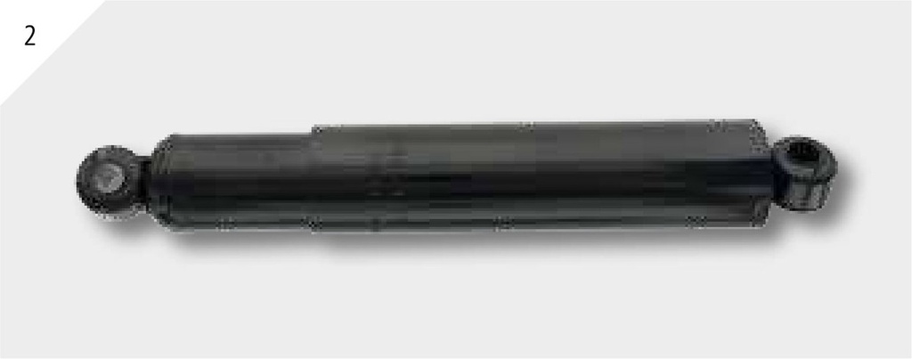 BPW-Agrar Amortizor directie Cursă = 200 mm