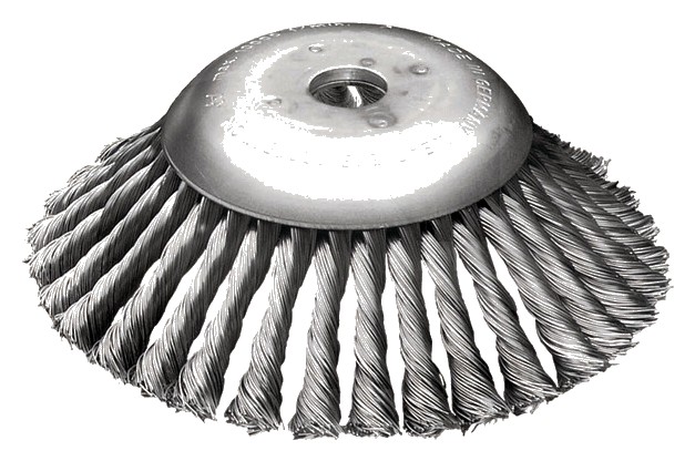 Perie conica - Diametru exterior = 170 mm, orificiu: 25,4 mm