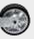 Roată cu nervuri, 300 kg, Ø48mm, rigidă - cu dispozitiv antiderapant, tub exterior „nervuit”