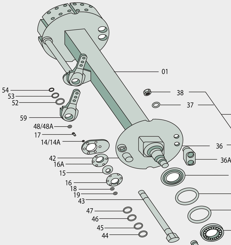 BPW-Agrar Bolt frana