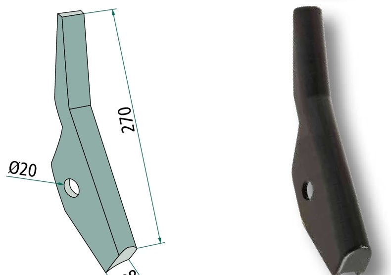 Sina de uzura 270 mm