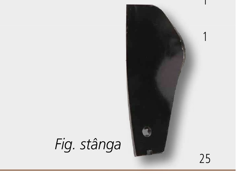 Tabla de ghidaj pentru margini - dreapta, rasucit