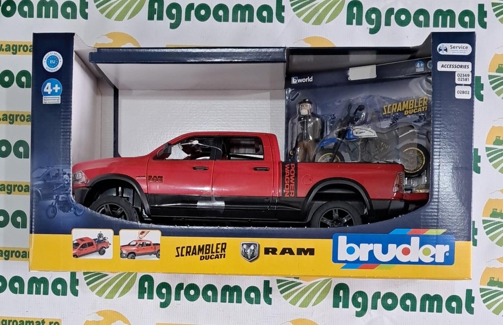 Masina de Teren cu Bena 2500 Power Wagon