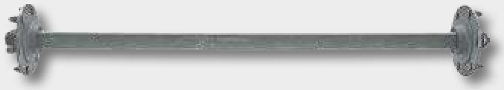 BPW-Agrar Ax de franare GS 11008-1 Spur 1800 Bremse FL4112 8 Radbolzen M22 x 1,5 für Membranzylinder
