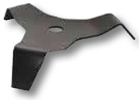 Cuțit tocător, 3 dinți, 45°