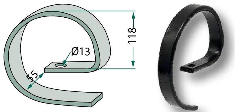 Arc dublu - pentru gheara elastica combi