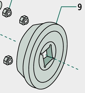 Flanșa interioară - Ø = 138 mm