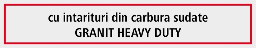 Heavy Duty Vârf brăzdar - cu plăci din metal dur lipite
