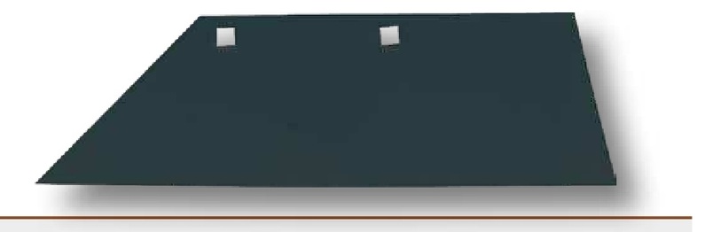 Heavy Duty Brazdar spate - dreapta 18"