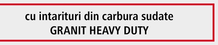 Heavy Duty Brazdar tip dalta - Dolomit cu plăci din metal dur lipite