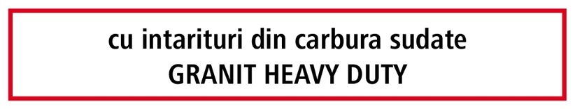 Heavy Duty Varf de brazdar - cu intarituri din carbura sudate