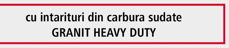 Heavy Duty Varf de brazdar - cu intarituri din carbura sudate