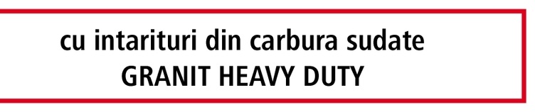 Heavy Duty Varf de brazdar - cu intarituri din carbura sudate