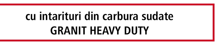 Heavy Duty Varf de brazdar - cu suruburi M12x1, 75 cu intarituri din carbura sudate