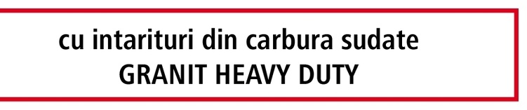 Heavy Duty Varf de brazdar - cu plăci din metal dur lipite
