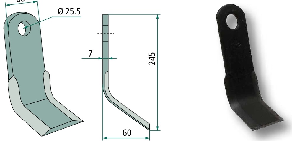 Cutit Y 245 mm