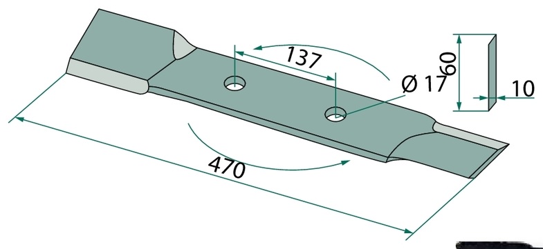 Cutit 470 mm