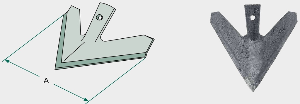 Brăzdar 254 x 8 mm