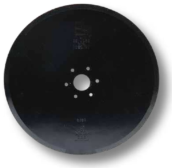 Disc de semanat - Ø 382 x 4 mm, gaura Ø 76 mm