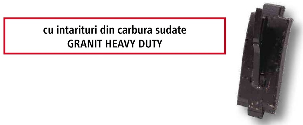 Varf de brazdar cu interschimbare rapida - cu plăci din metal dur lipite