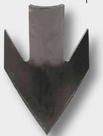Brazdar „Laba de gasca” cu interschimbar 180 x 8 mm