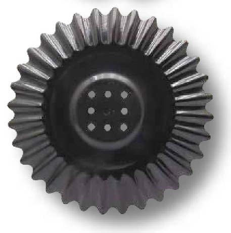 Taler disc - ondulat, Ø 560 x 4,5 mm circumferinta orificiu in exterior Ø: 110 mm circumferinta orificiu in interior Ø: 