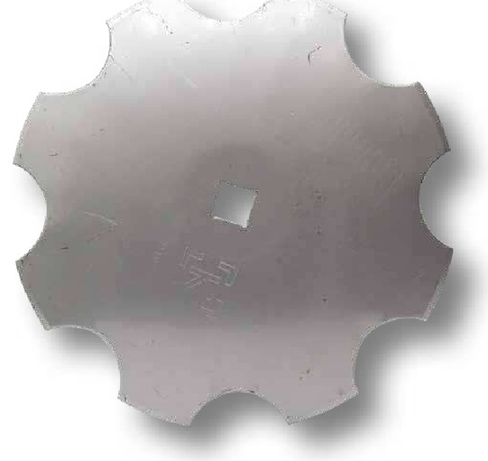 Taler disc - zimțat