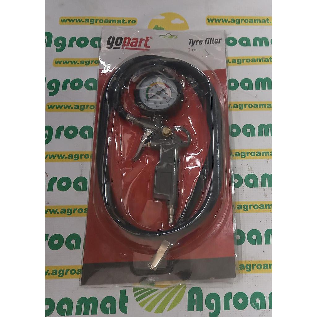 Pistol Aer Comprimat cu Manometru 